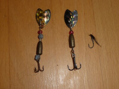 Angeln Fliegen und Spinner