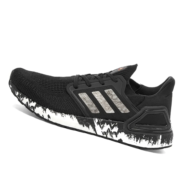 Adidas Ultra Boost 20 Marble Mens EG1342 Black White Primeknit Shoes Size 13 | eBay