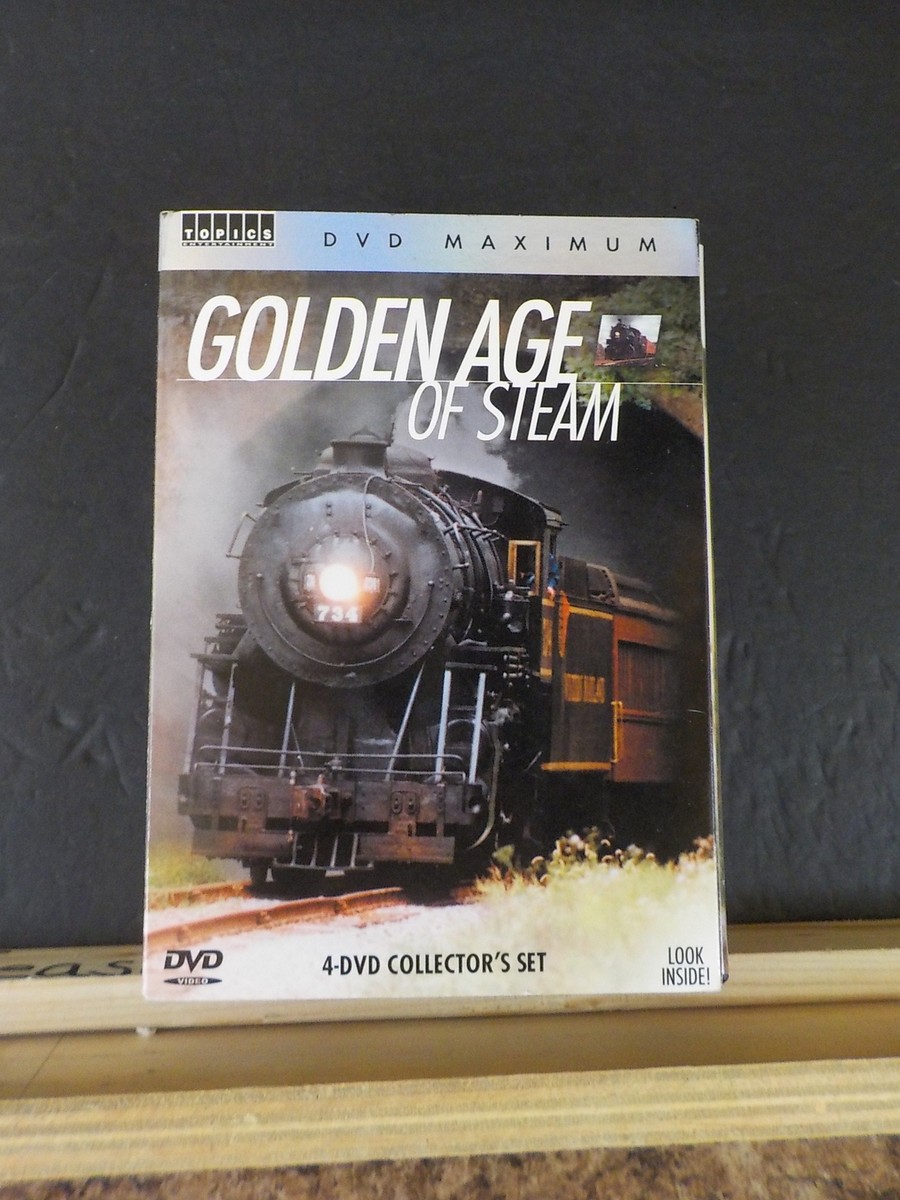 DVD Golden Age of Steam 4-DVD Collector's Set from Topics