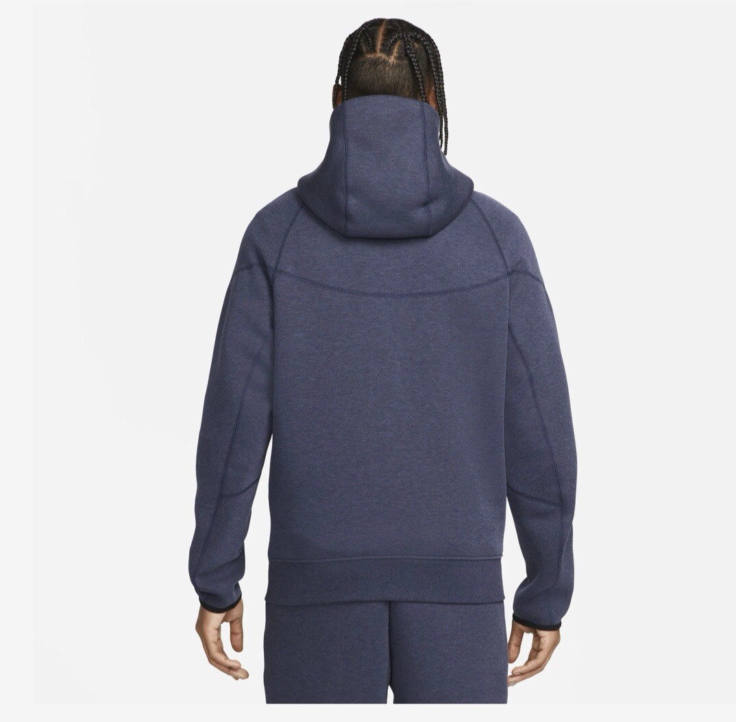 nike tech fleece hoodie obsidian