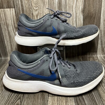 Nike Revolution Running Shoes Mens Grey Athletic Mesh Sneakers  908988-009