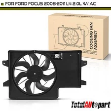 Radiator Cooling Fan w/ Air Conditioning & Shroud  for Ford Focus 2008-2011 2.0L