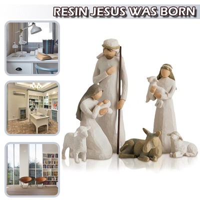 10-teiliges Krippenset Born Scene Willow-Tree Figur  EN
