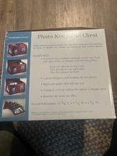 Melannco Photo Keepsake Chest