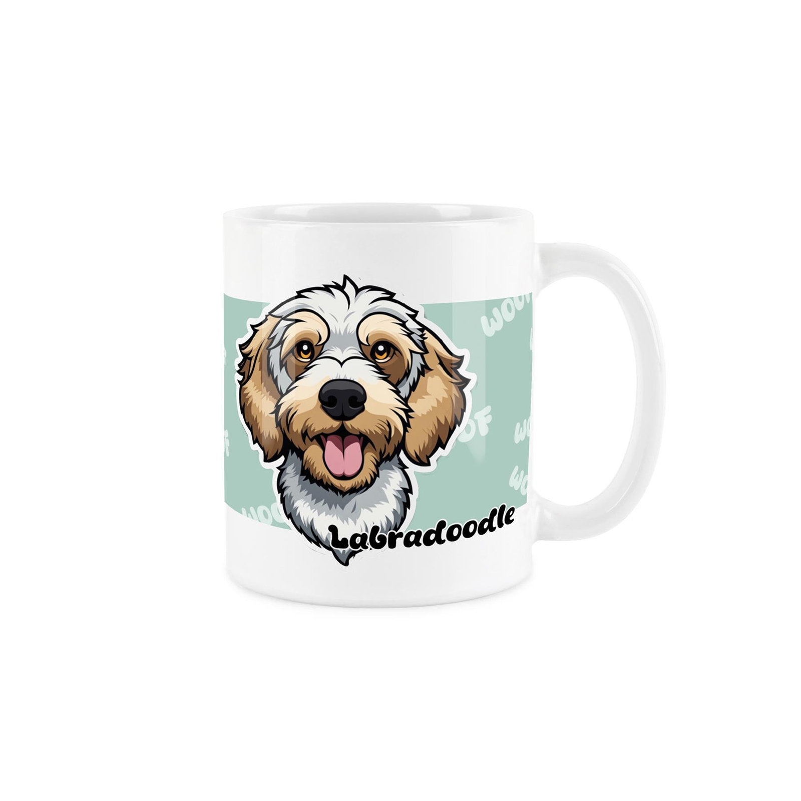 Labradoodle Mug - Cartoon Dogs Ceramic Tea/Coffee Gift Cup