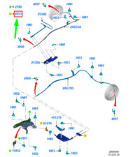 FORD RANGER T6 MK1 C�ble de frein � main RHD AB31-2853-DD 1730007 NOUVEAU