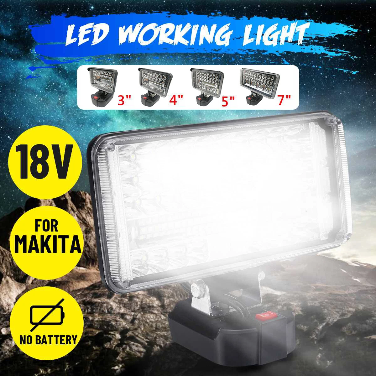 Bright cheap light battery