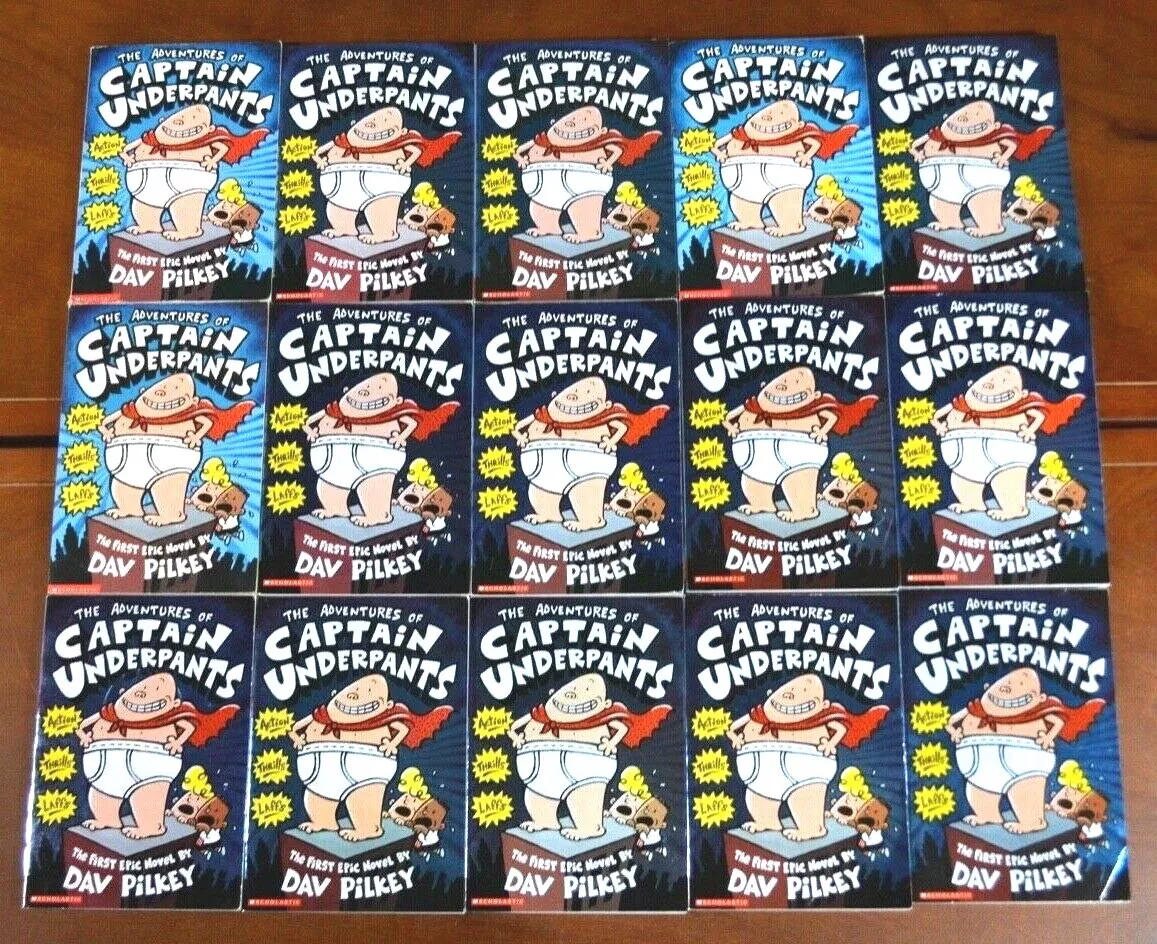 Captain underpants on sale books to read