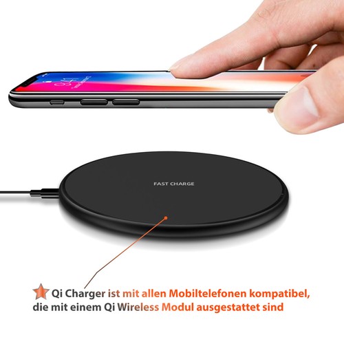 Schnell Ladegerät für Samsung Galaxy S21 S22 S23 S24 S25 FE QI Wireless Charger - Bild 3 von 12