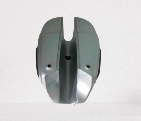 APTO PARA Tanque de gasolina Triumph Trophy TR25W plateado y rojo 250CC 1969-71 con tapa Foto 4 de 4