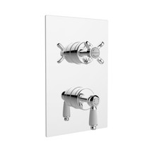 Bristan Renaissance Thermostatic Recessed Dual Control Shower Valve Chrome