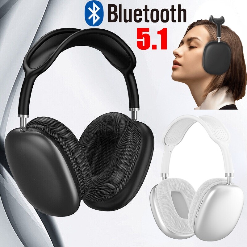 Wireless Headphones Bluetooth Noise Cancelling Stereo Earphones Over Ear Headset