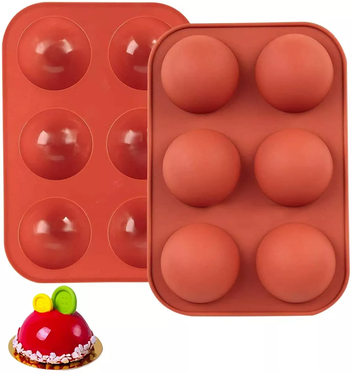 Half sphere silicone mold deals