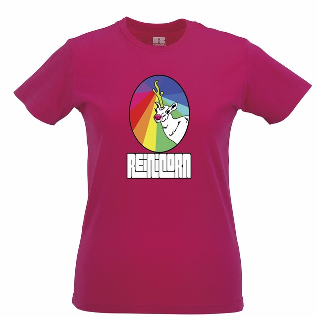 Llamas Are Awesome T-Shirt Womens Ladyfit Unisex Magical Mythical Rainbow
