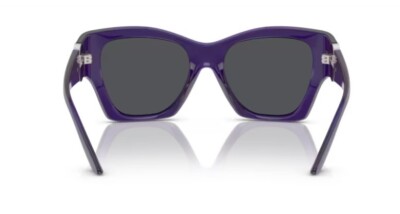 Versace 0VE4452 541987 Purple/ Dark Grey Soft Square Women display picture 1