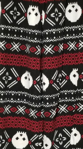 2 Pc Target Brand Boys XL Skull Red Black Pajamas Long Sleeve Shirt Fleece Pants - Picture 6 of 7