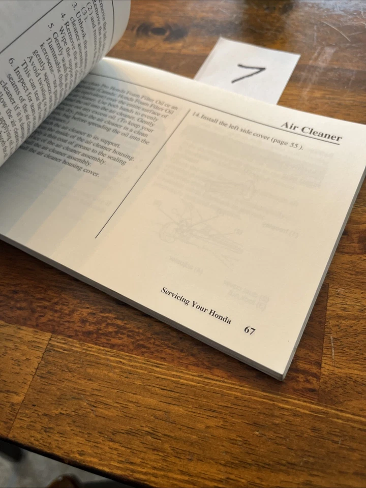 Honda XR100R 2003 manual del propietario Foto 3 de 4