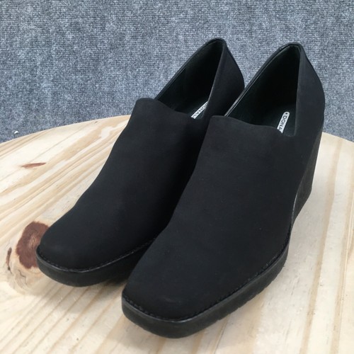 Donald J Pliner Shoes Womens 8.5 M Dayo Wedge High Heels Pump Slip On Black - Picture 6 of 17