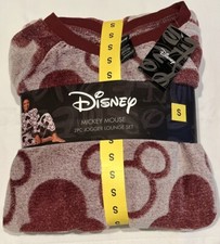 Disney Mickey Mouse Women  s 2-PC Jogger Lounge Set Small New