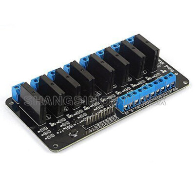 5V 250V2A 8 Channel Low Level Trigger Solid State Relay Module with Fuse