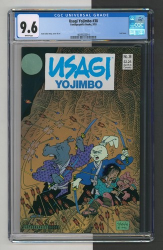 Usagi Yojimbo #38, CGC 9.6, Stan Sakai, Rare!, Fantagraphics 1991
