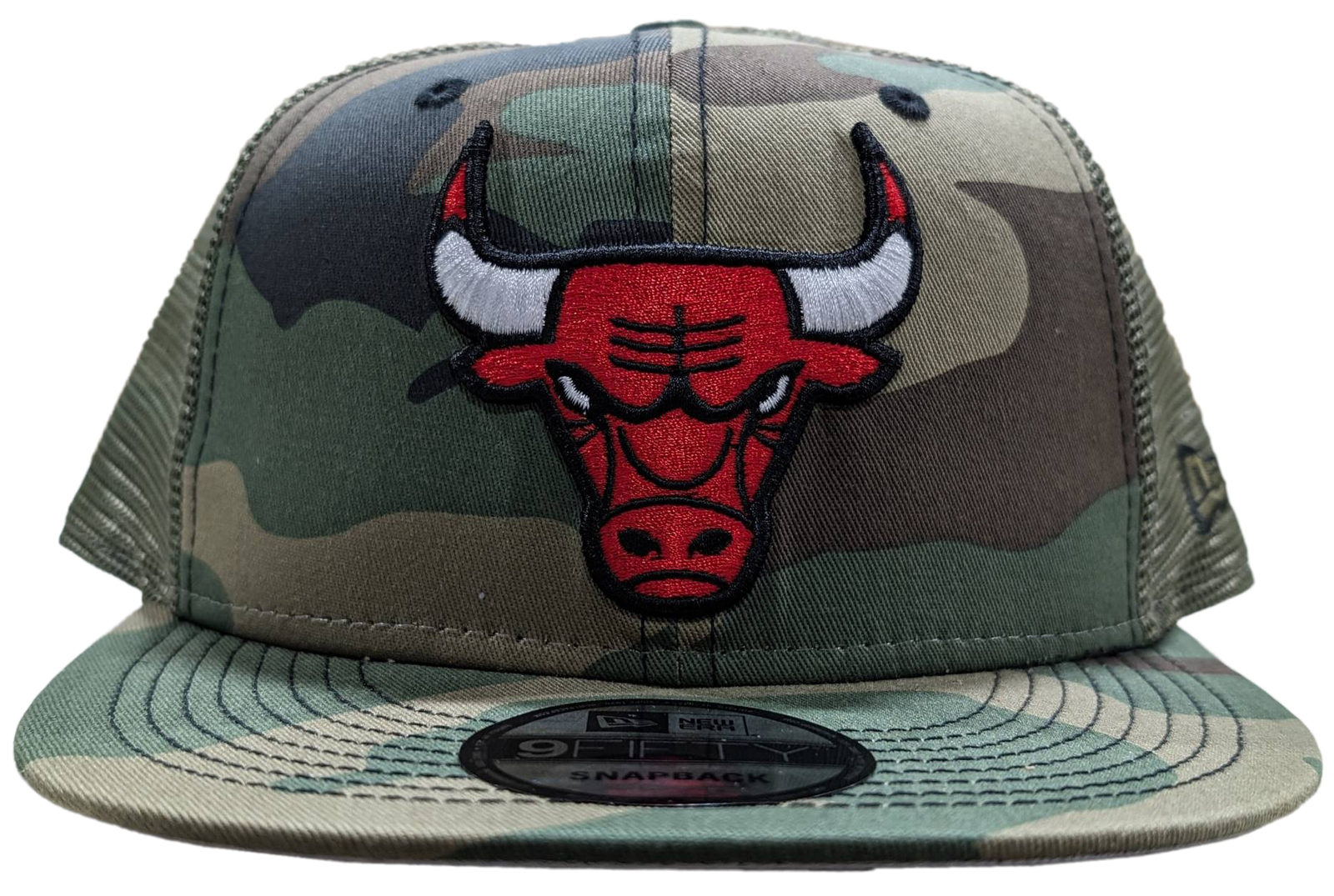 Мужская кепка для дальнобойщика New Era 9Fifty NBA Chicago Bulls Camo (60269958) - OSFM