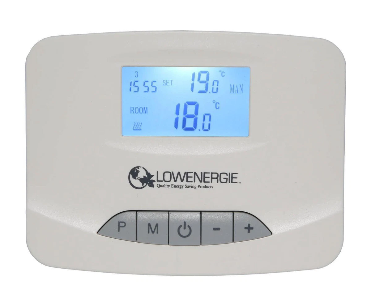 Digital Wireless Programmable Room Thermostat RF Stat 7 Day Heating Timer  Energy | eBay