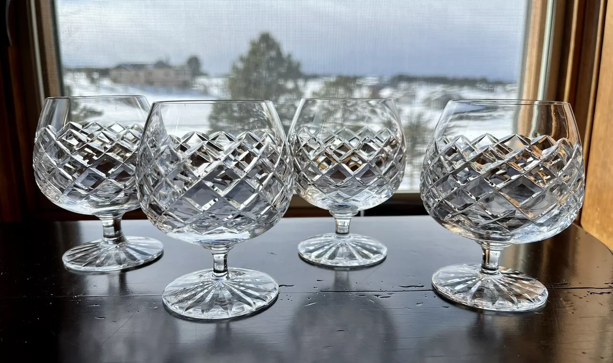 4 Small 4 Brandy Snifter Glasses Nick & Nora style Montalegre