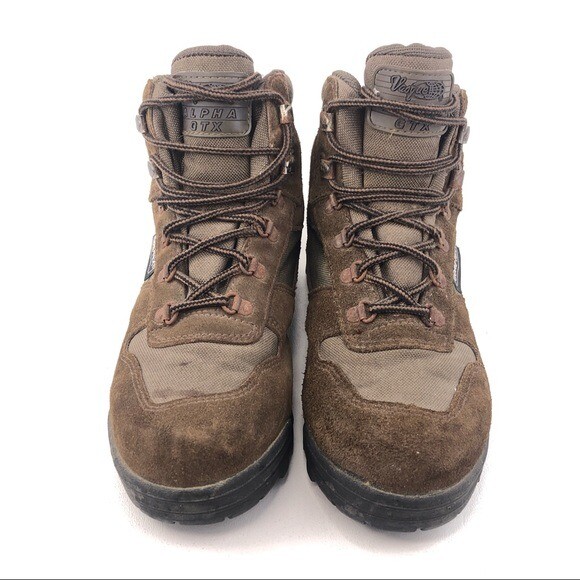 Vasque Alpha GTX Brown Leather Hiking Boots Mens Size 8.5 