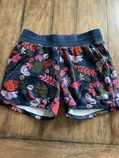 North Face Floral Shorts Sz Youth XL Or Women  s Size 4-6 NWOT