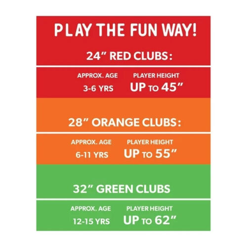 PGA Tour Tee-Up 32" Green Putter Right-Handed Golf Club 12-15 Yrs Up to 62" Tall - Picture 5 of 5