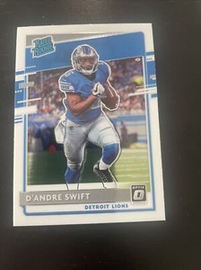 D'ANDRE SWIFT 2020 Panini Donruss Optic #159 Rated Rookie Card RC Detroit Lions