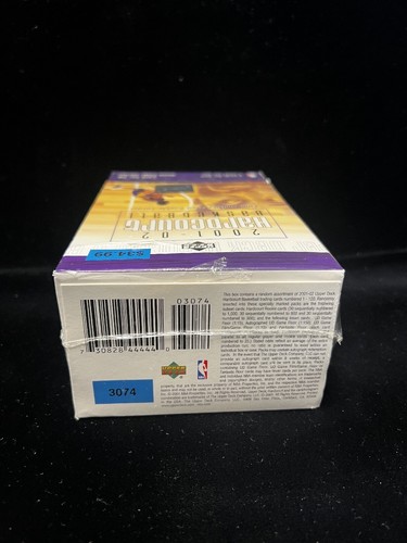 Tarjetas de baloncesto 2001-02 Upper Deck Hardcourt NUEVAS caja sellada de fábrica - 1# - Imagen 6 de 6
