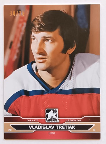 2014 In The Game Draft Prospects Bronze Vladislav Tretiak /25 Soviet Union