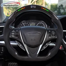 Real Carbon Fiber LED Steering Wheel For 2015-2020 Honda Acura TLX with Paddles