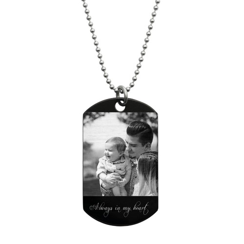 Collana Targhetta Cane "A Mio Figlio" Personalizzata Acciaio Inox Militare Aeronautica Militare Marina - Foto 5 di 21