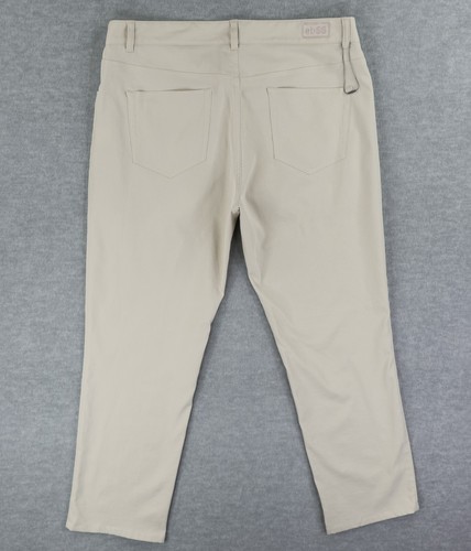 Peter Millar EB66 Performance Golf Pants Mens 36 X 28 Beige 5-Pocket NWOT - Picture 3 of 12