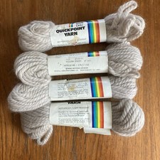 Lot Of 4, Scovill Dritz Quickpoint Yarn, 411 Willow Green, Same Lot, 18 Yds Each