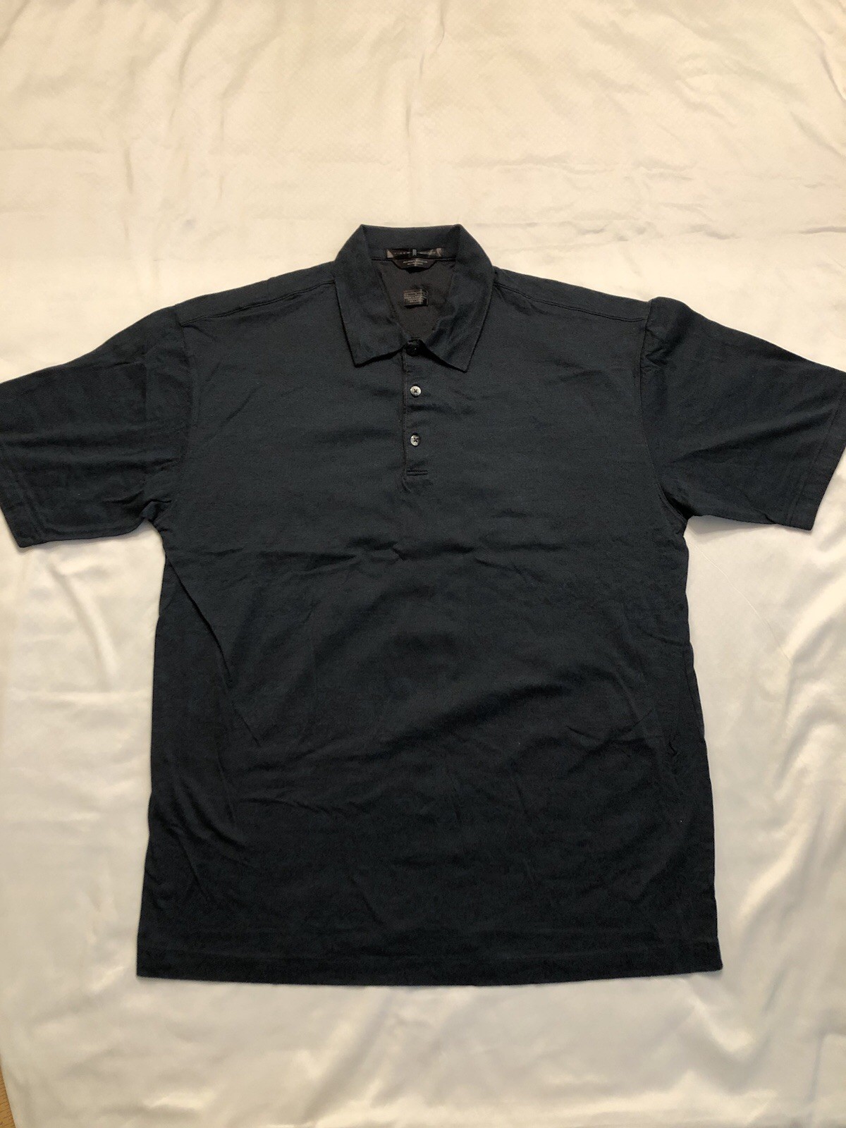 VINTAGE  Nike Golf Tiger Woods Polo Shirt Large RARE Double Mercerized 60/2