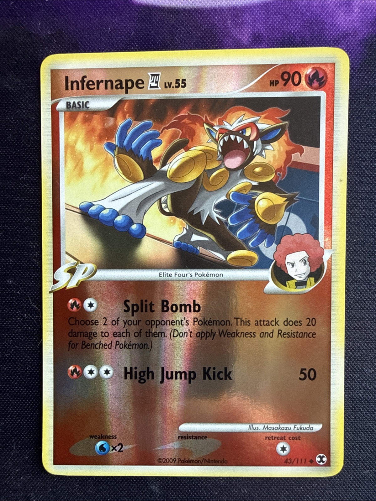 Infernape 43/111 Rising Rivals Reverse Holo Pokemon Card TCG NM/LP