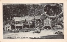 Cold Air Cave Near Delaware Water Gap PA Pub. by Landis & Alsop 1925 Postcard