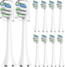 Replacement Toothbrush Heads Compatible with Aquasonic Black Series/Vibe Series