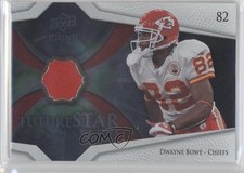 2008 Upper Deck Icons Future Stars Materials Silver Dwayne Bowe #FSM2 4e8