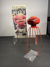 Robot Schylling 9.5'' Alien Walking Martian Invader Tin Litho New In Box
