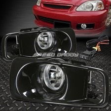 For 99-00 Honda Civic Ejekem Clear Lens Bumper Fog Light Lamps Wbezelswitch For 99-00 Honda Civic Ejekem Clear Lens Bumper Fog Light Lamps Wbezelswitch