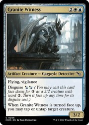 Granite Witness (206/462) Foil - Murders at Karlov Manor