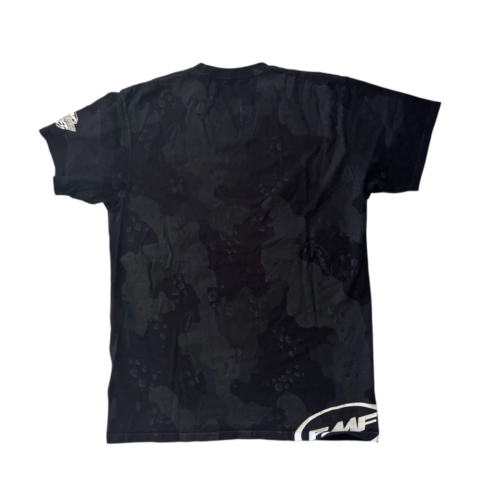 Vintage 2000s FMF Shirt Sz L Black Motorcross Racing Punk Grunge Y2K Rare Casual - Image 3 of 4