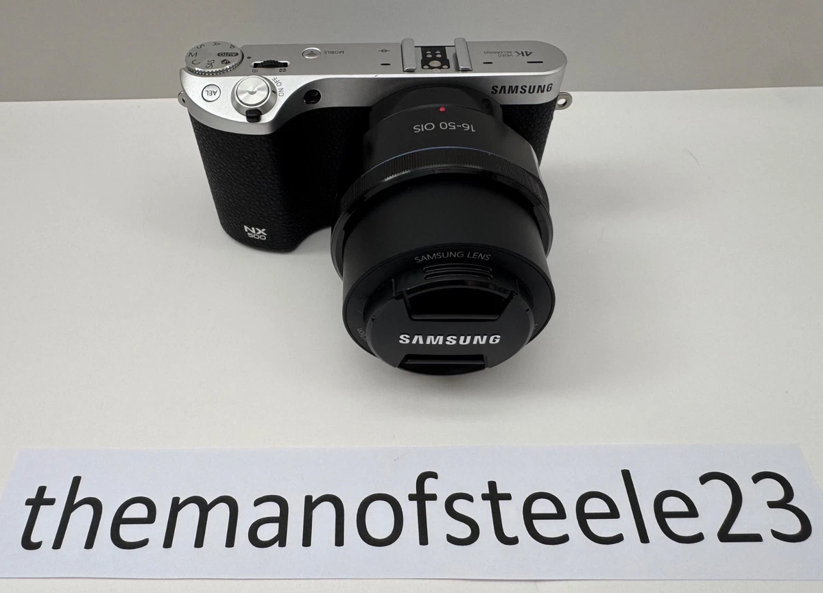 6.3割引‼︎Samsung NX500 カメラ 本体&レンズ２つ！ Samsung NX NX500 28.2MP Digital Camera - Black (Kit w/ 16-50mm