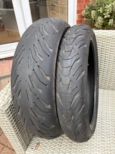 Michelin Pilot Road 6 pair, 120 70 17 and 180 55 17 used