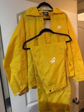 Vintage 80s 90s Nike Windbreaker Track Suit white tag pants M, blue tag jacket M